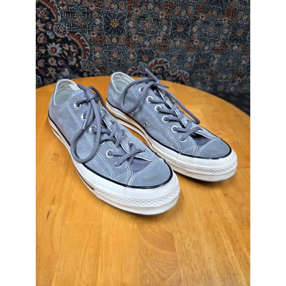Converse Chuck 70 Ox Mason Grey Suede Low Top Sneakers 162376C Men 7.5 Women 9.5
